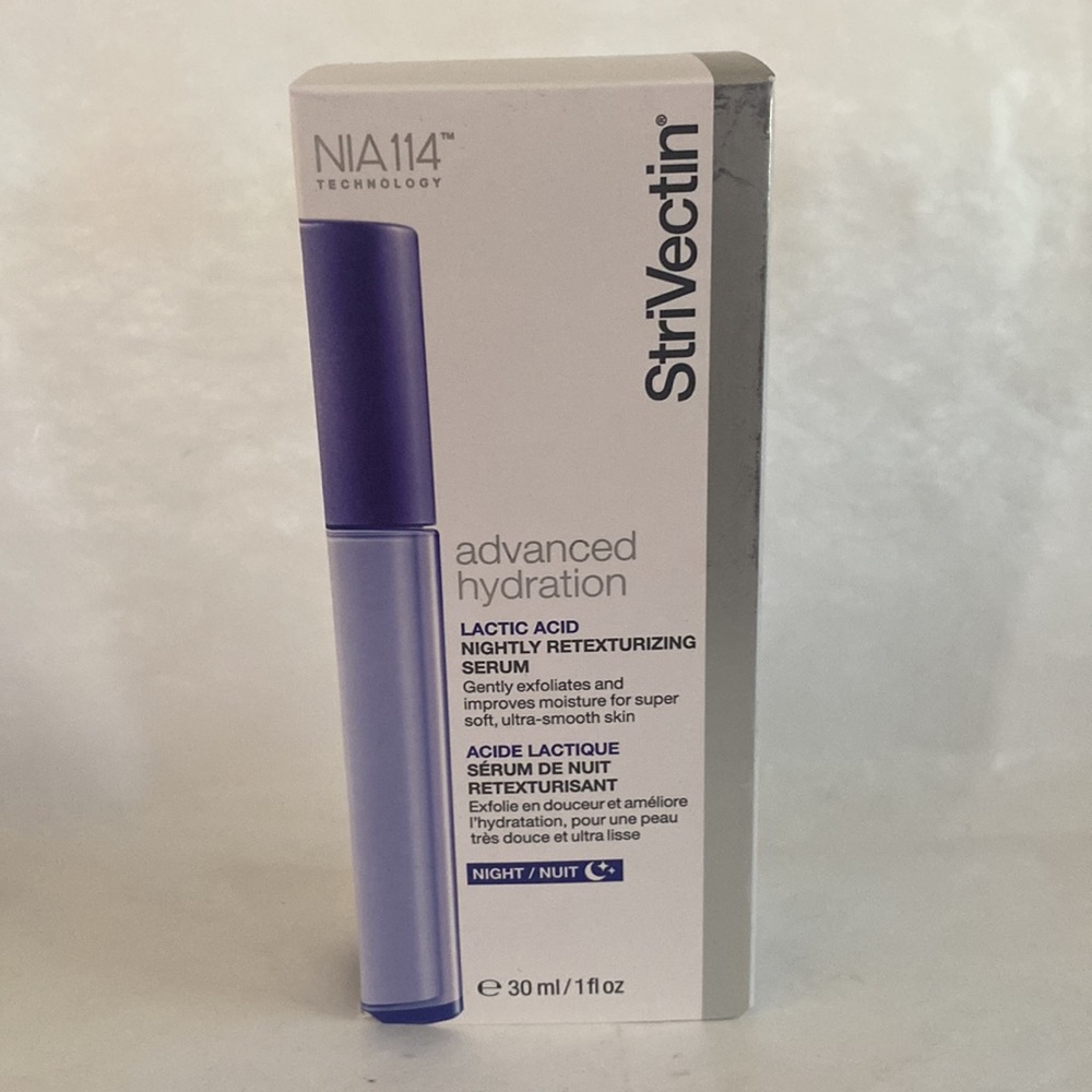 STRIVECTIN Lactic Acid Nightly Retexturizing Serum 1 oz NIB $79 - Picture 7 of 10
